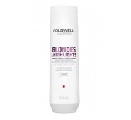 Šviesintų plaukų šampūnas Goldwell Blondes&HighLights Anti-Yellow Shampoo 250ml